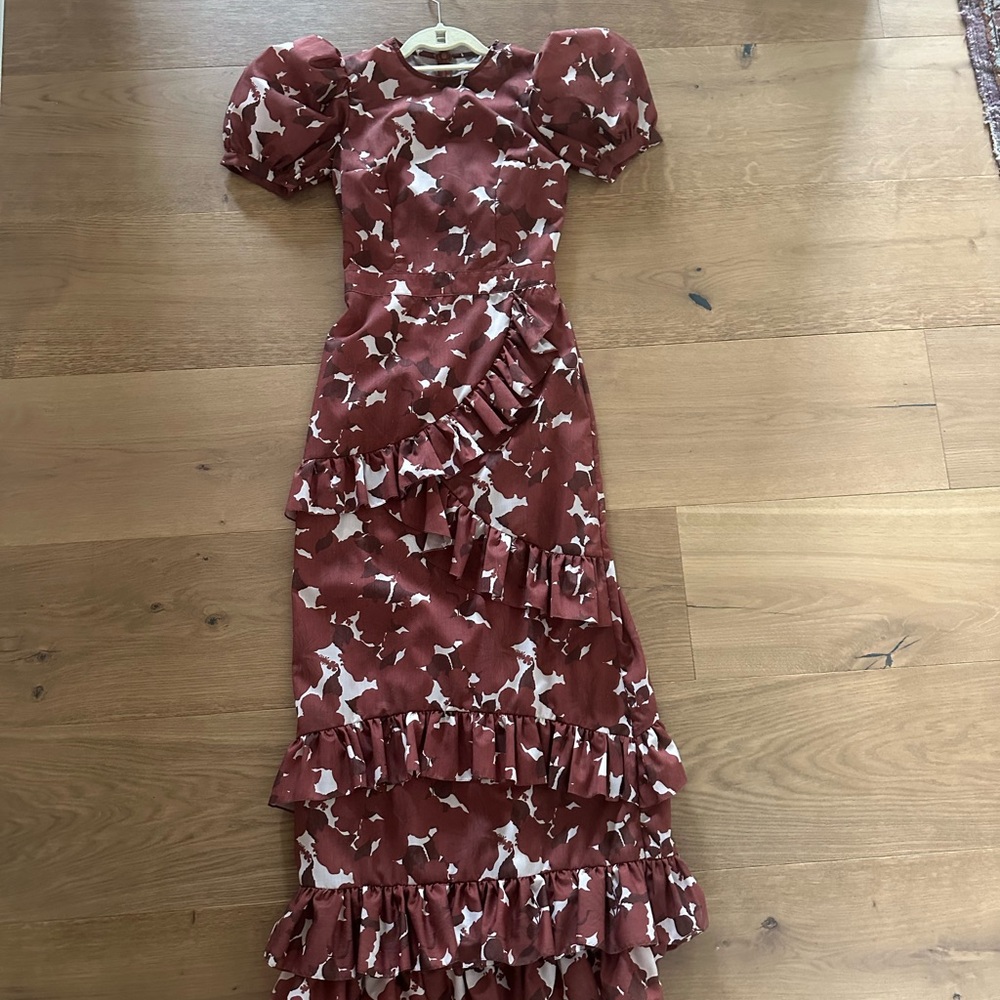Darmaris Bailey Floral tiered ruffle gown - Picture 5 of 6